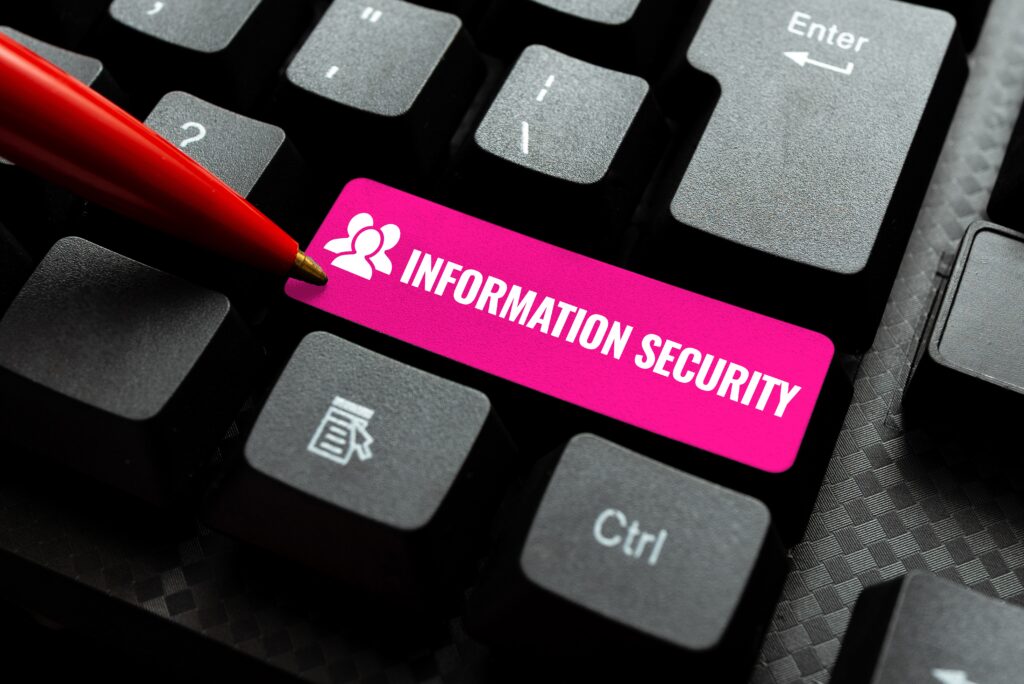 information security in insider threat on a keyboard